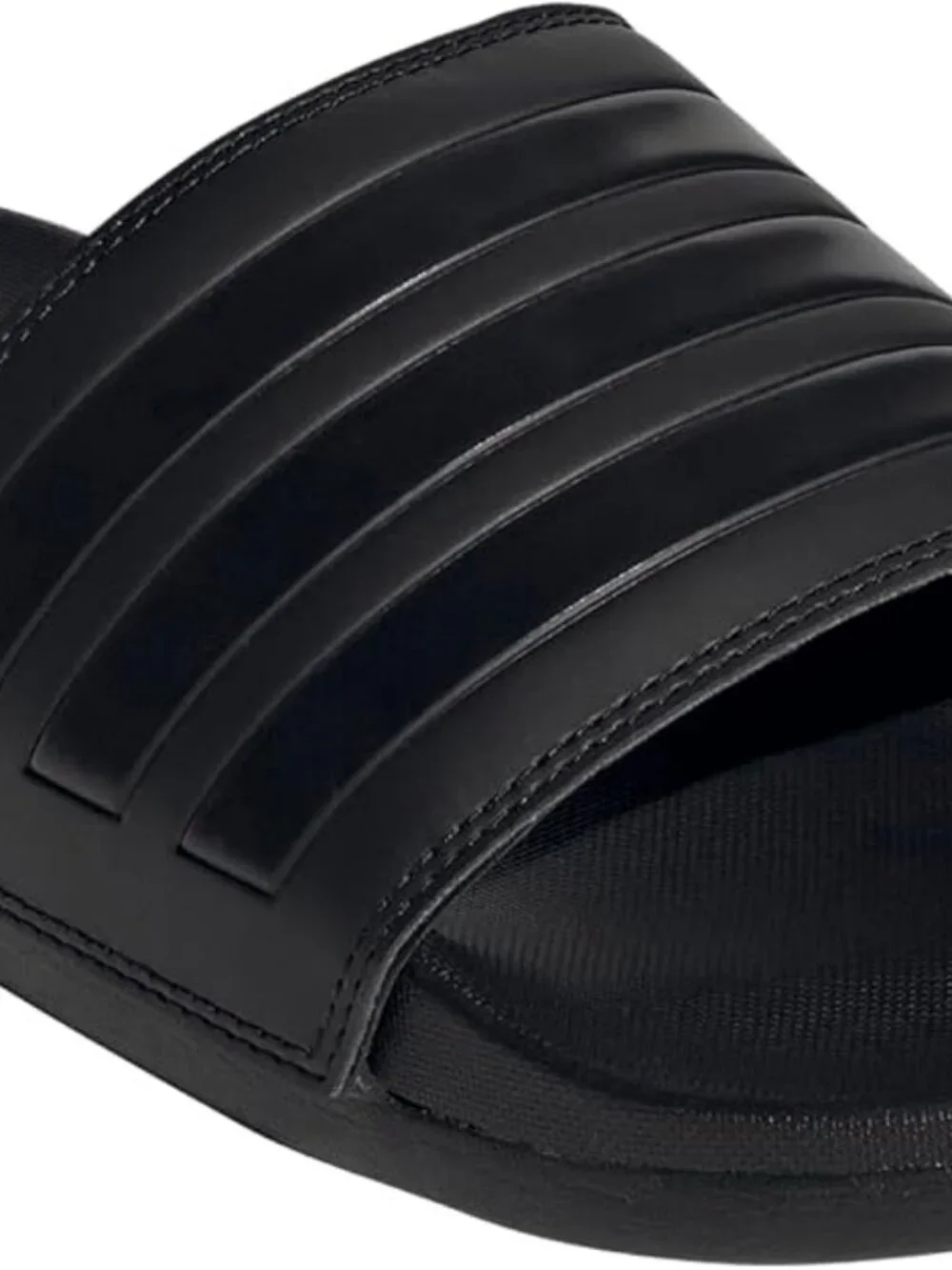 adidas unisex-adult Adilette Comfort black/black Men's 14 Women's 15